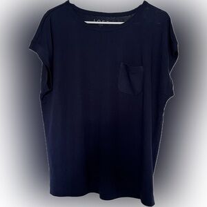 LOFT Linen Blend Pocket Tee